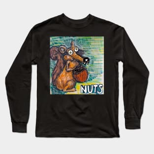 Squirrel The Nut Collector Long Sleeve T-Shirt